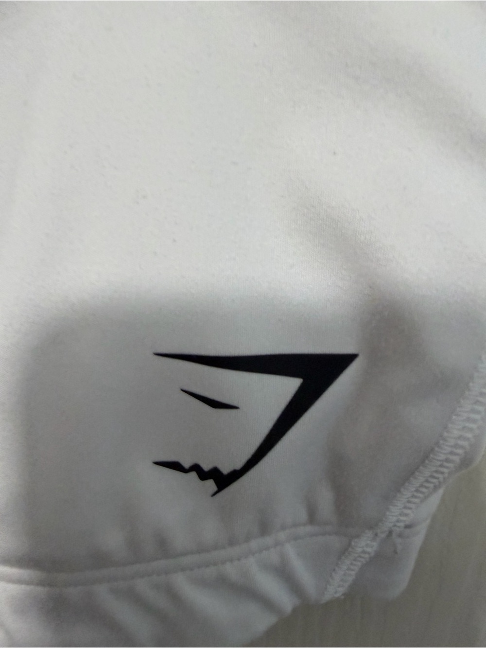 Gymshark Strappy Bandeau Sports Bra Top in White GUC - Picture 3 of 5